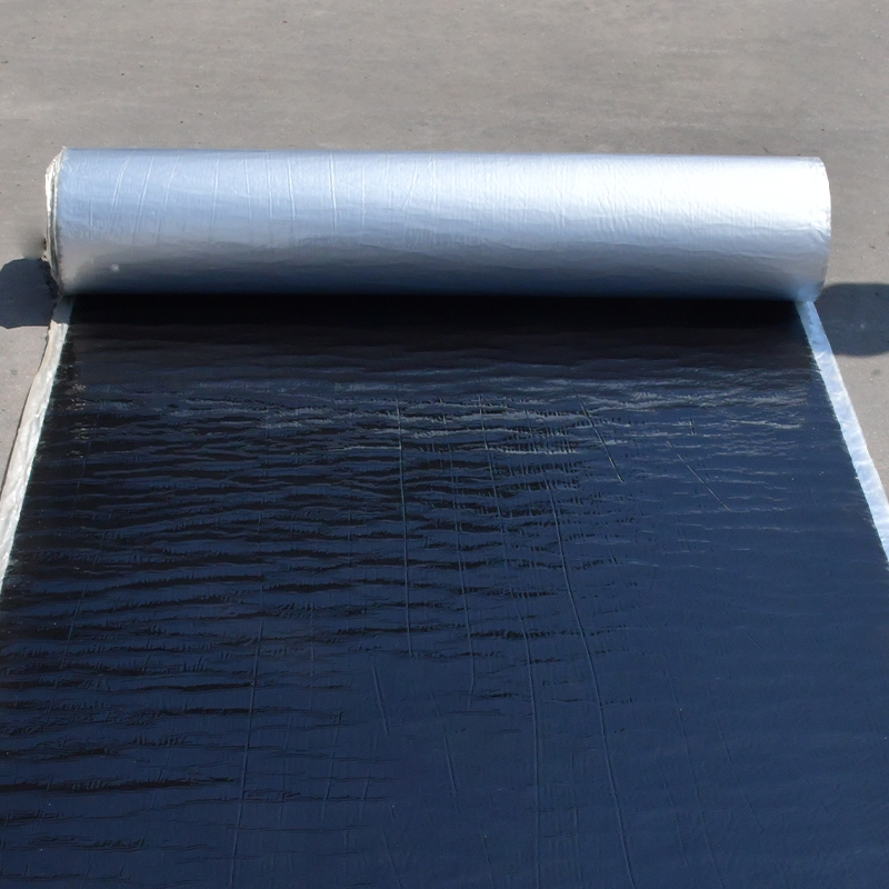 Aluminium foil asphalt waterproofing underlayment installation detail